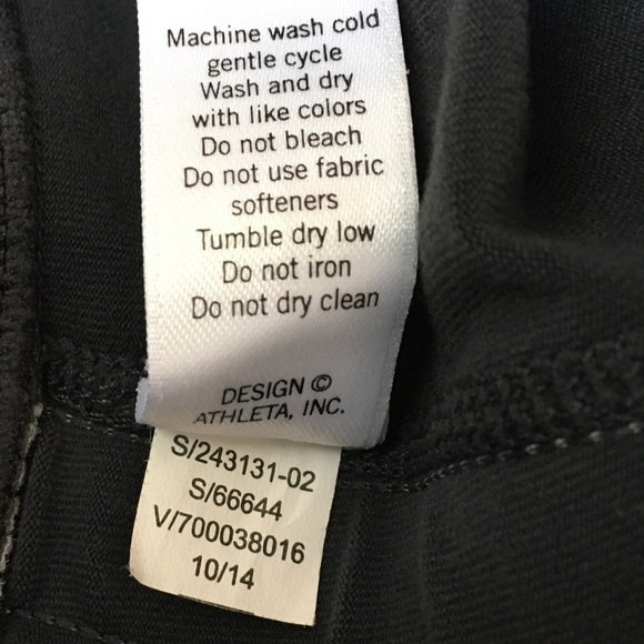 ATHLETA Leggings Reflective SideStripe Ankle Zip S - Picture 9 of 13